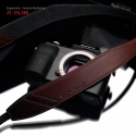 GARIZ TRACOLLA PER FOTOCAMERA IN PELLE COLOR CUOIO MOD AT-DSLABR
