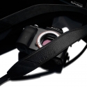 GARIZ TRACOLLA PER FOTOCAMERA IN PELLE NERA MOD AT-DSLABK