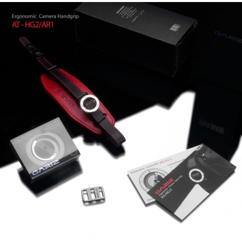 GARIZ HAND GRIP PELLE ROSSA CON ACCESSORIO XA-PC1