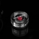 GARIZ SOFT RELEASE BUTTON ROSSO CON ATTACCO ADESIVO