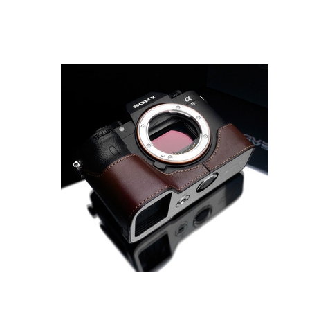 GARIZ HALF CASE- SONY ALPHA 9 marrone
