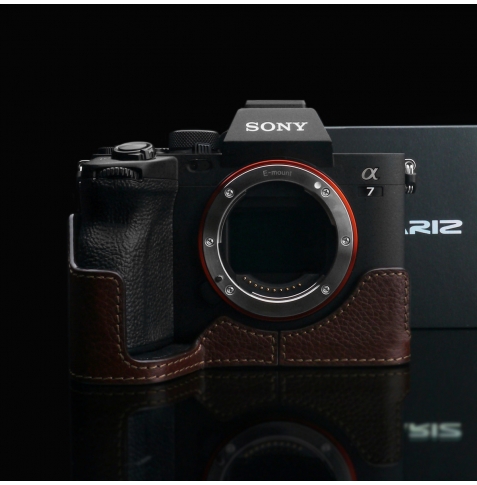 GARIZ HALF CASE MARRONE- ALPHA 7 MK 4 NEW